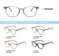 Plastic acetate eyeglasses frame WD1644P