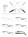 Metal frames for glasses with spring hinges Big City LF1613
