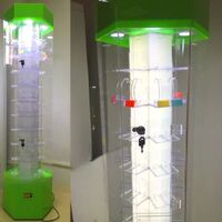 Стойка-витрина акриловая напольная вращающаяся для очков, оправ, футляров и аксессуаров 16000-42