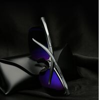 Polarized metal sunglasses with UV400 protection PC8177-GT