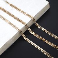 Металлическая нескользящая цепочка, с бусинами в виде самолета, для очков и масок GL719