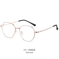 Очки металлические с защитой от синего света 2897-3-GT