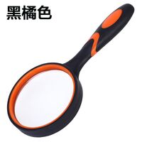 Magnifier, magnifying glass with handle 双色橡胶柄放大镜50-XX-1, diameter 50 mm, magnification: 10Х