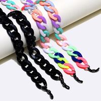 Acrylic non-slip chain, 2-piece set, for glasses and masks GM105
