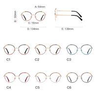 Metal Blue Blocker frames for glasses MORE FCS3115