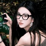 Plastic glasses with blue light protection for women 18119-PN