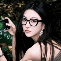 Plastic glasses with blue light protection for women 18119-PN