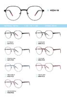 Металлическая оправа с дужками из пластика TR-90 HS04-14