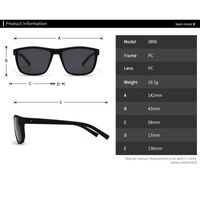 Plastic polarized sunglasses Elit 3806-EL