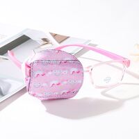 Окклюдер трёхмерный на очки, детская глазная мультипликационная маска при амблиопии, косоглазии, после операции