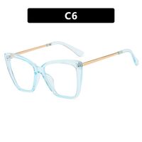 Metal glasses with blue light protection for women 2036-PN