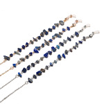 Fashion glasses chain natural lapis lazuli GL1205