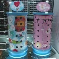 Rotating glasses stand - display for children's optics corner with 3 slots JS-C143 