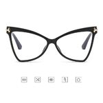 Plastic TR90 glasses with blue light protection for women 2077-5040-PN