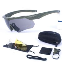 Safety shockproof tactical goggles 战术-十字GONG-套装