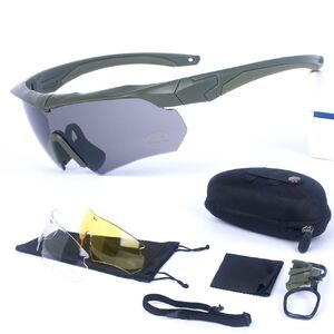 Safety shockproof tactical goggles 战术-十字GONG-套装