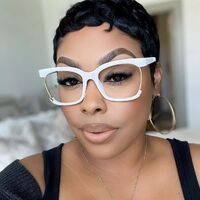 Plastic glasses with blue light protection for women 68050-PN