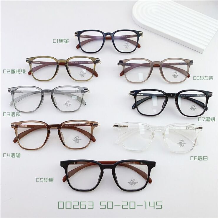 Hybrid metal + TR90 frame with Blue Block coating SANTA 00263