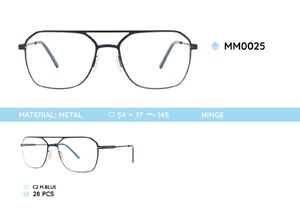 Metal men's frame for glasses MM0025