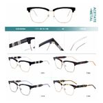 Combined frames for glasses, acetate + metal,  Big City GG0599SA