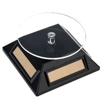 Tabletop glasses stand - solar powered revolving display 003白