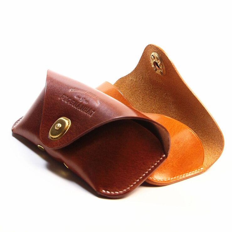 Genuine leather glasses case PGNH023