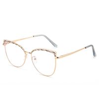 Очки металлические с защитой от синего света 9751-GT