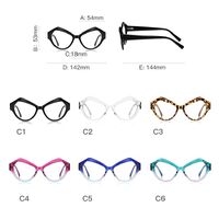 Plastic TR90 frames for glasses with Blue Ray Cut protection and flex hinges FOCUS FCS2159