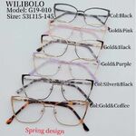 Оправа металлическая ультратонкая женская с флексом Wilibolo G19-010