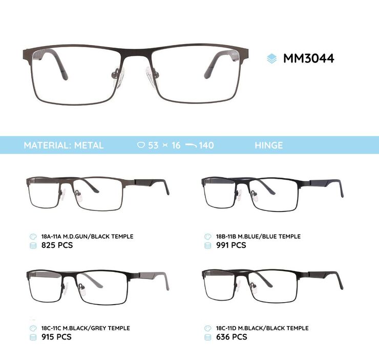 Оправа для очков металлическая мужская MM3044