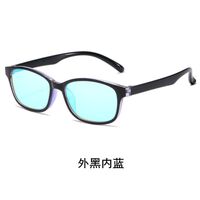 Blue Block plastic glasses with blue light protection for colorblind people, with case KY3028-5色盲镜
