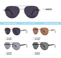 Metal frame polarized sunglasses S4029