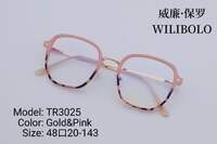 Metal +TR90 ultrathin women's frames with spring hinges Wilibolo TR3025