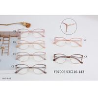 Combined frame (metal + TR90) with Blue Ray Cut protection lenses MAMO F97006