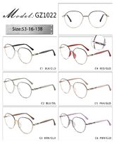 Metal frame with soft nose pad and spring hinges GZ1022-DA