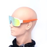 Safety shockproof sports goggles+3 caps 骑行套装-PDOC-柱面