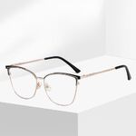 Combined frame (metal + TR90) with Blue Ray Cut protection lenses MAMO F93059