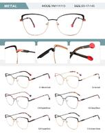 Оправа металлическая женская с флексом YM111113-DA