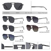 Polarized metal sunglasses with nylon lenses for men Romonis R8699-R