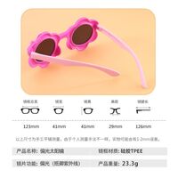 Polarized silicone sunglasses with UV400 protection for kids T22175-OU