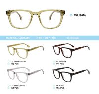 Plastic acetate eyeglasses frame for women WD1416