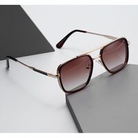 Plastic + metal retro sunglasses Elit 60-H2436-EL