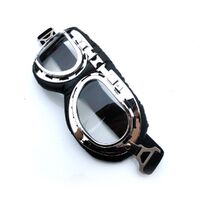 Safety shockproof sports goggles 风镜-哈雷银框-平角