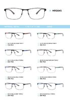 Metal frame with temples made of TR-90 material MR0045