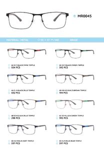 Металлическая оправа с дужками из материала TR-90 MR0045