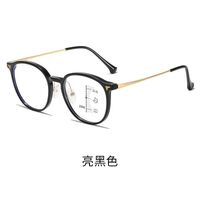 Plastic TR90 glasses for reading, multifocus, with Blue ray cut protection, diopters from +1.00 to +4.00, RMC=62-64, KY1183-3多焦点