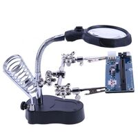 Tabletop multifunctional magnifying glass with backlight 16126-A-XX, magnification: 3,5X, 12X