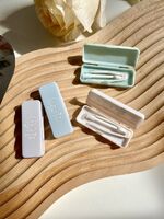 Plastic tweezers and stick with individual color packaging MT200