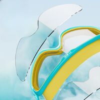 Очки для плавания детские (3-14 лет) водонепроницаемые с защитой от запотевания, с берушами, YJ602-YU