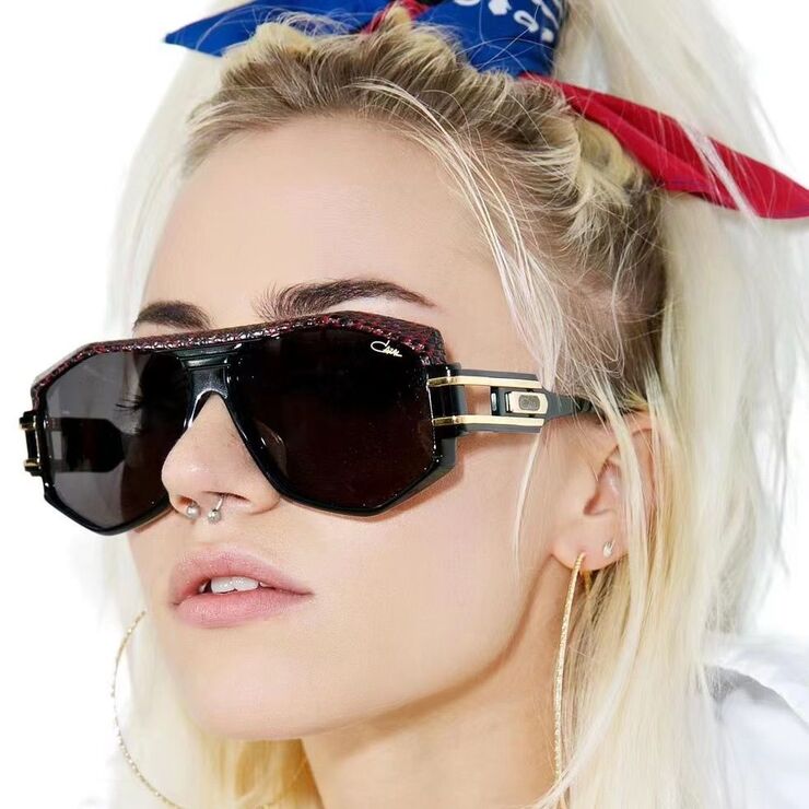 Пластиковые + металл солнцезащитные очки-авиаторы LH091-EL